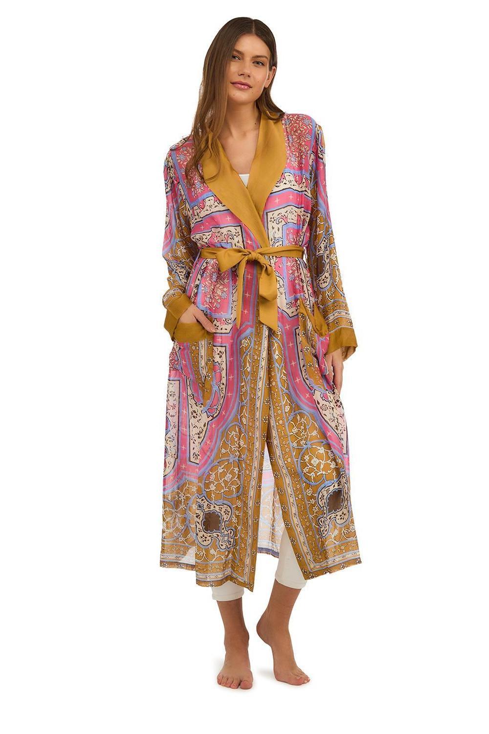 Printed Robe Gown Product Image