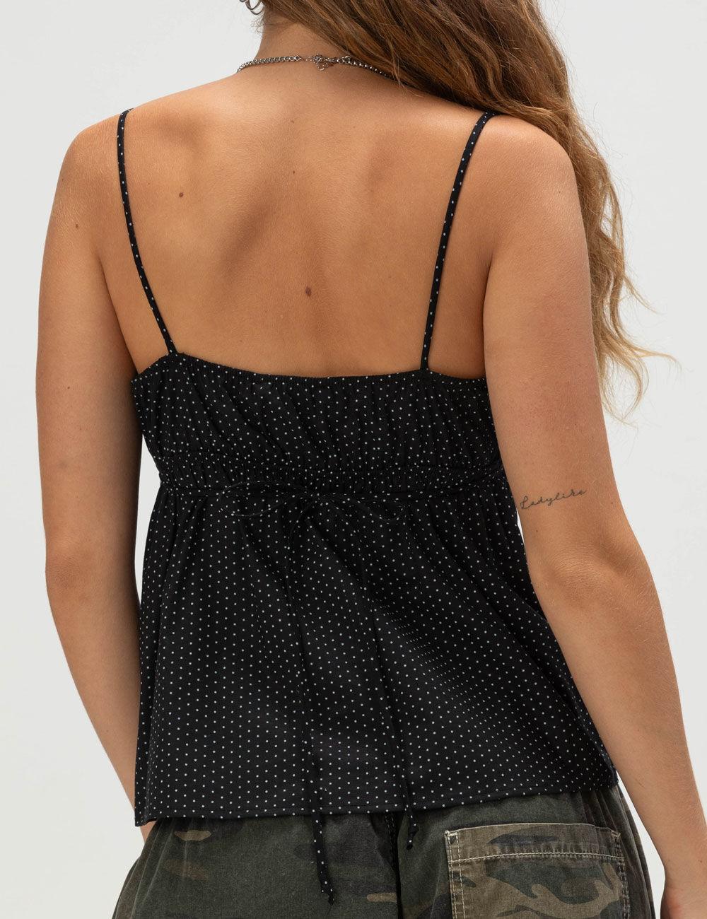 RSQ Womens Babydoll Cami - BLK/WHT Product Image
