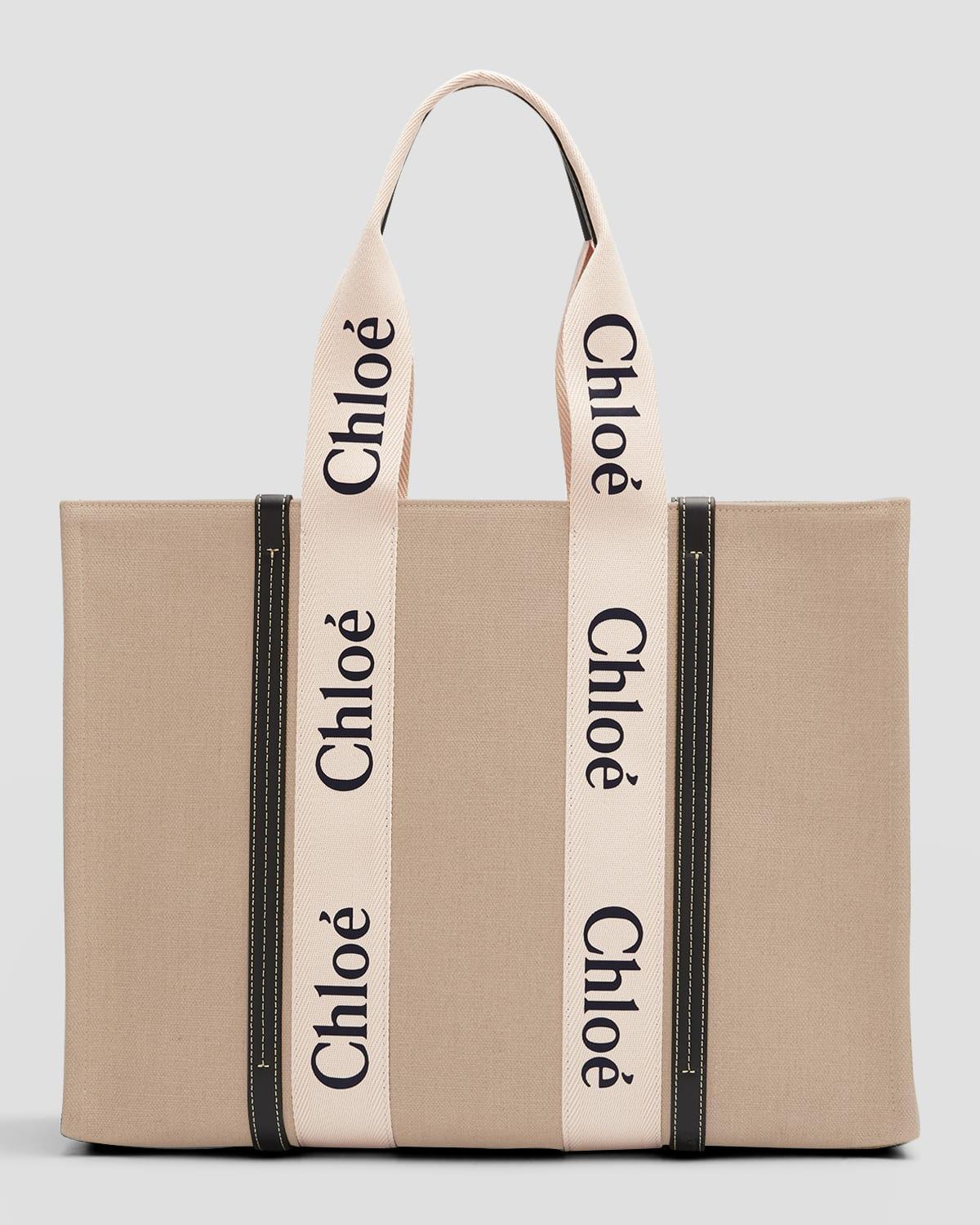 Womens Large Woody Canvas Tote Product Image