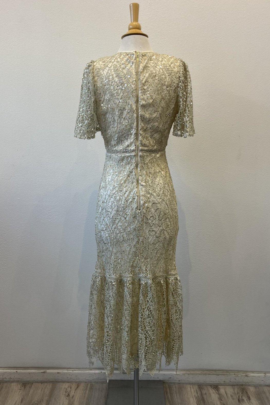 Sequin Lace Dress Product Image