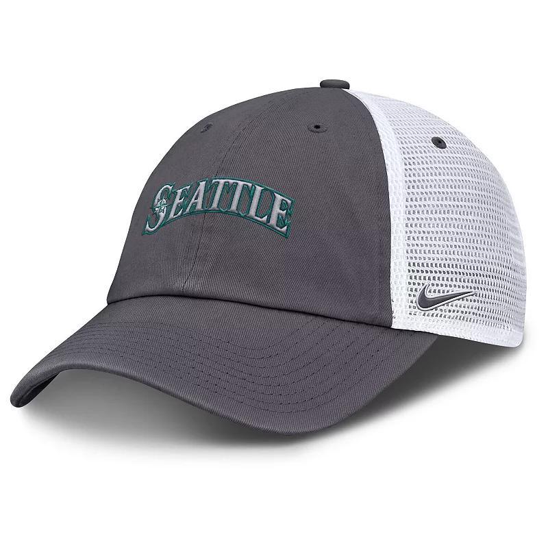 Men's Nike Gray San Diego Padres Adjustable Trucker Hat, Size: Medium/Large, Grey Product Image