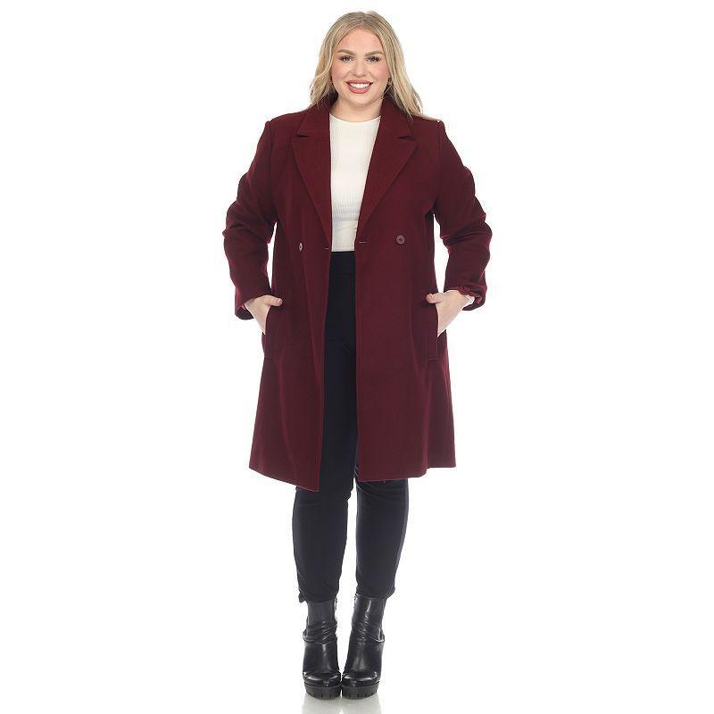 White Mark Plus Size Diamond Quilted Hooded Puffer Vest Product Image