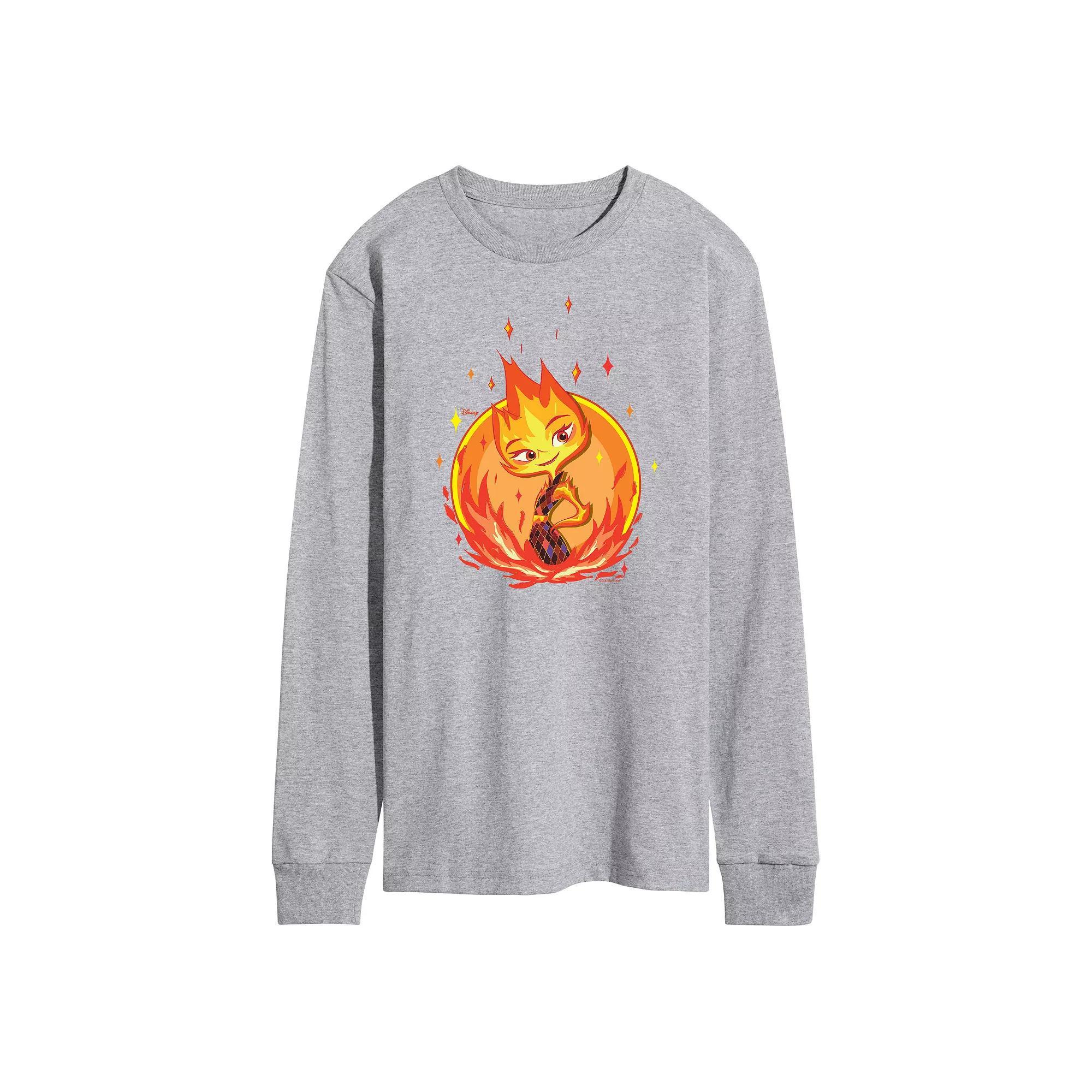 Disneys Elemental Mens Ember Badge Long Sleeve Product Image