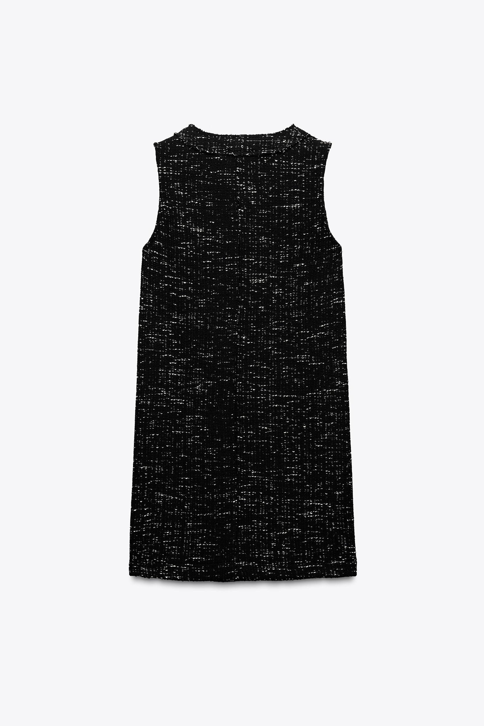 TEXTURED BOW SHORT DRESS Product Image