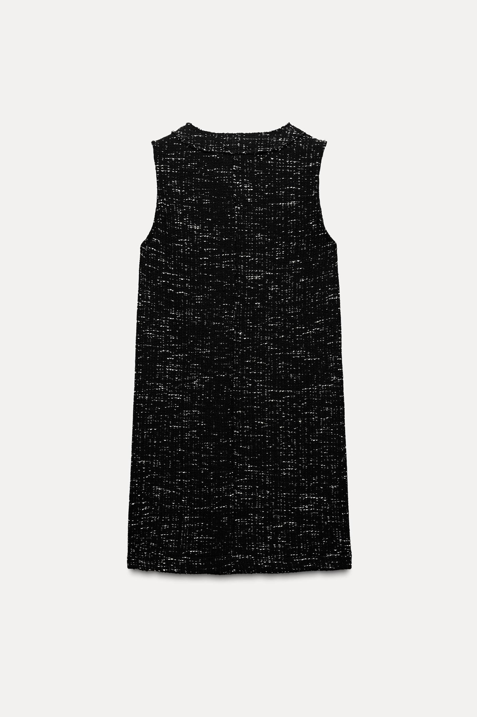 TEXTURED BOW SHORT DRESS Product Image