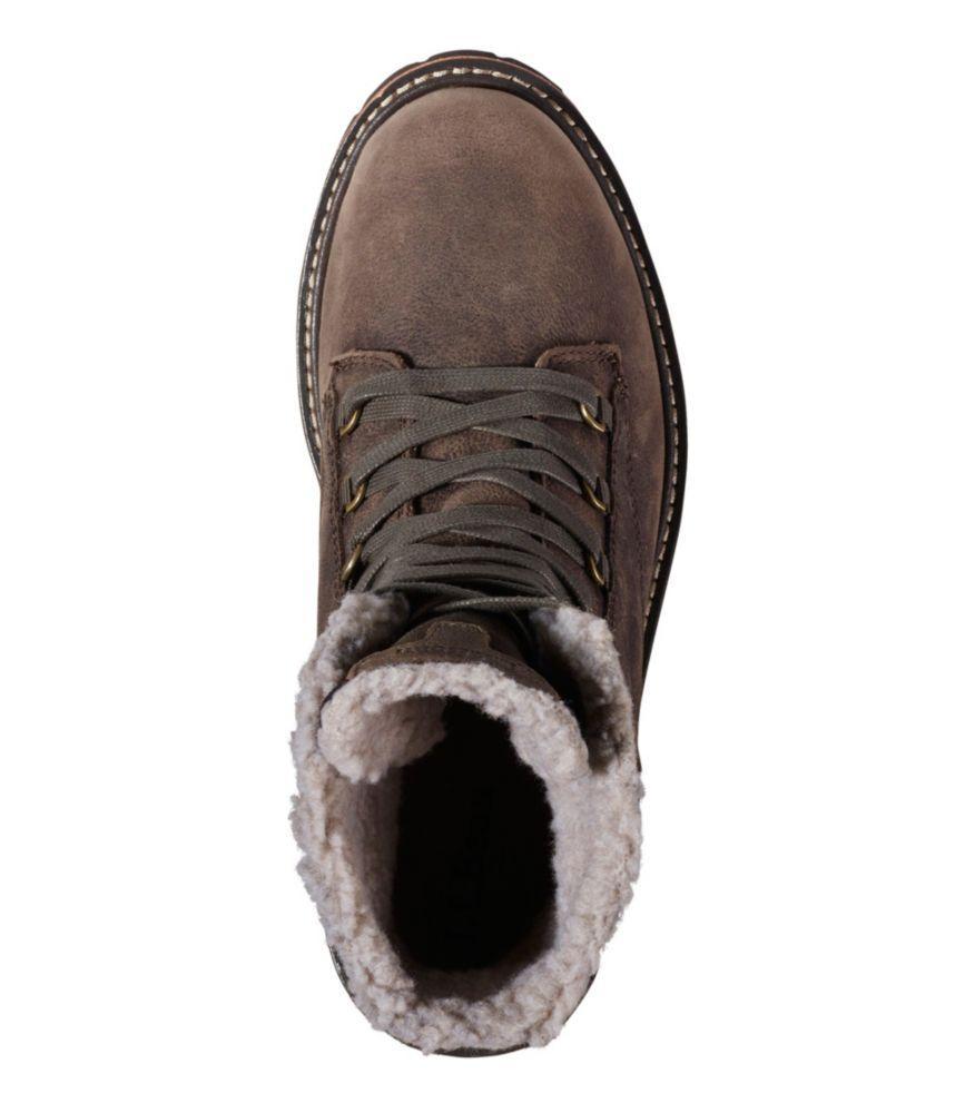 
                            Women's Rugged Cozy Boots, Lace-Up
                         Product Image