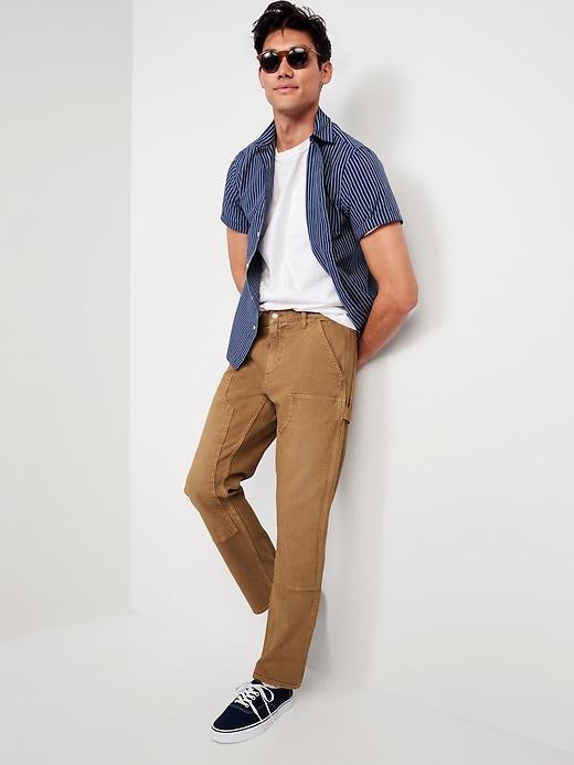 90s Straight Built-In Flex Workwear Carpenter Jeans Product Image