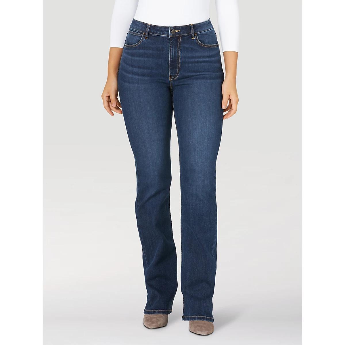Women's Wrangler® High Rise Bold Boot Jean in Stockton Product Image