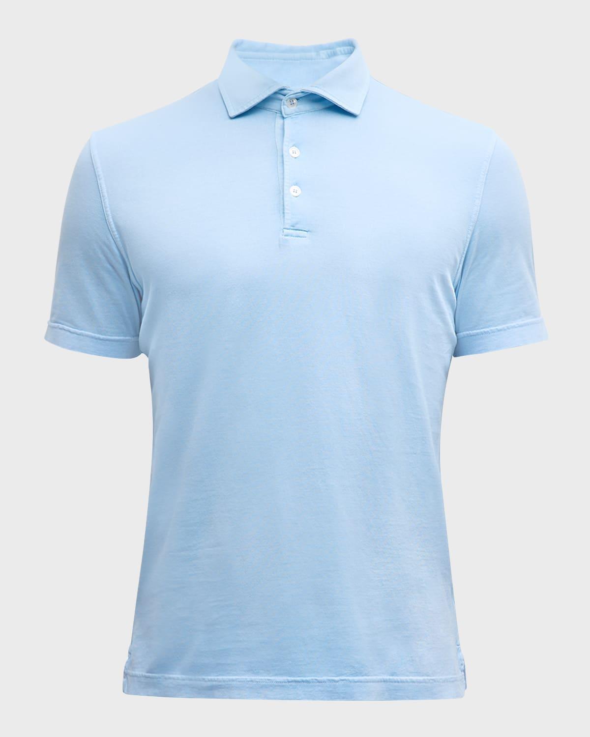 Men's Zero Cotton Jersey Frosted Polo Shirt Product Image