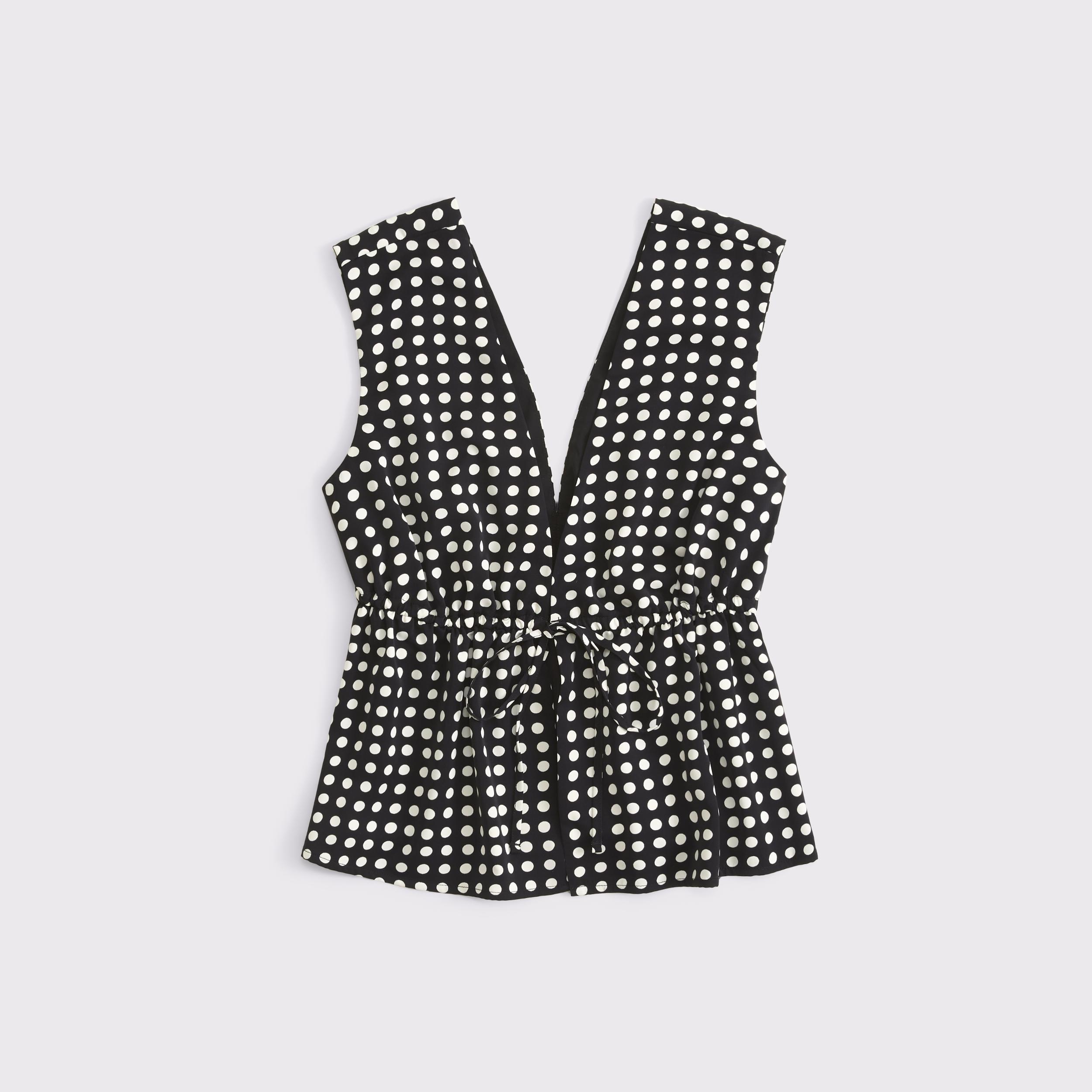 Plunge Tie-Front Top Product Image