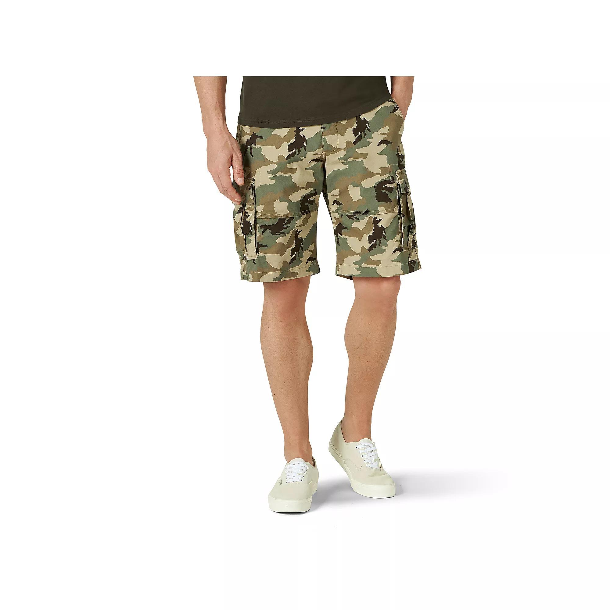 Mens Lee 11 Extreme Motion Carolina Cargo Shorts Native Green Product Image