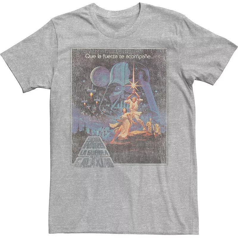 Men's Star Wars Spanish Poster Tee, Size: 3XL, Natural Product Image