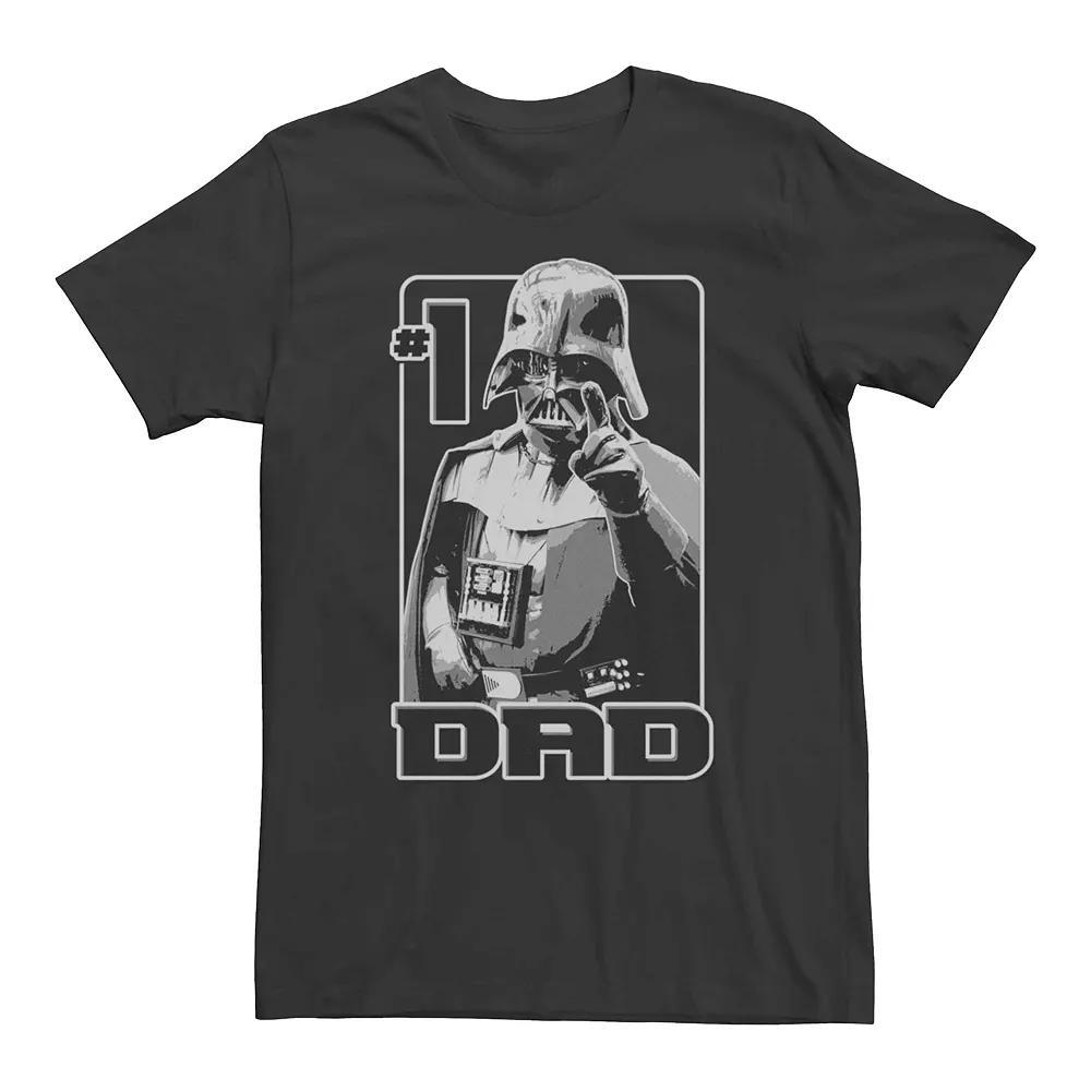 Men's Star Wars Darth Vader Number One Dad Graphic Tee, Size: XL, Black Product Image
