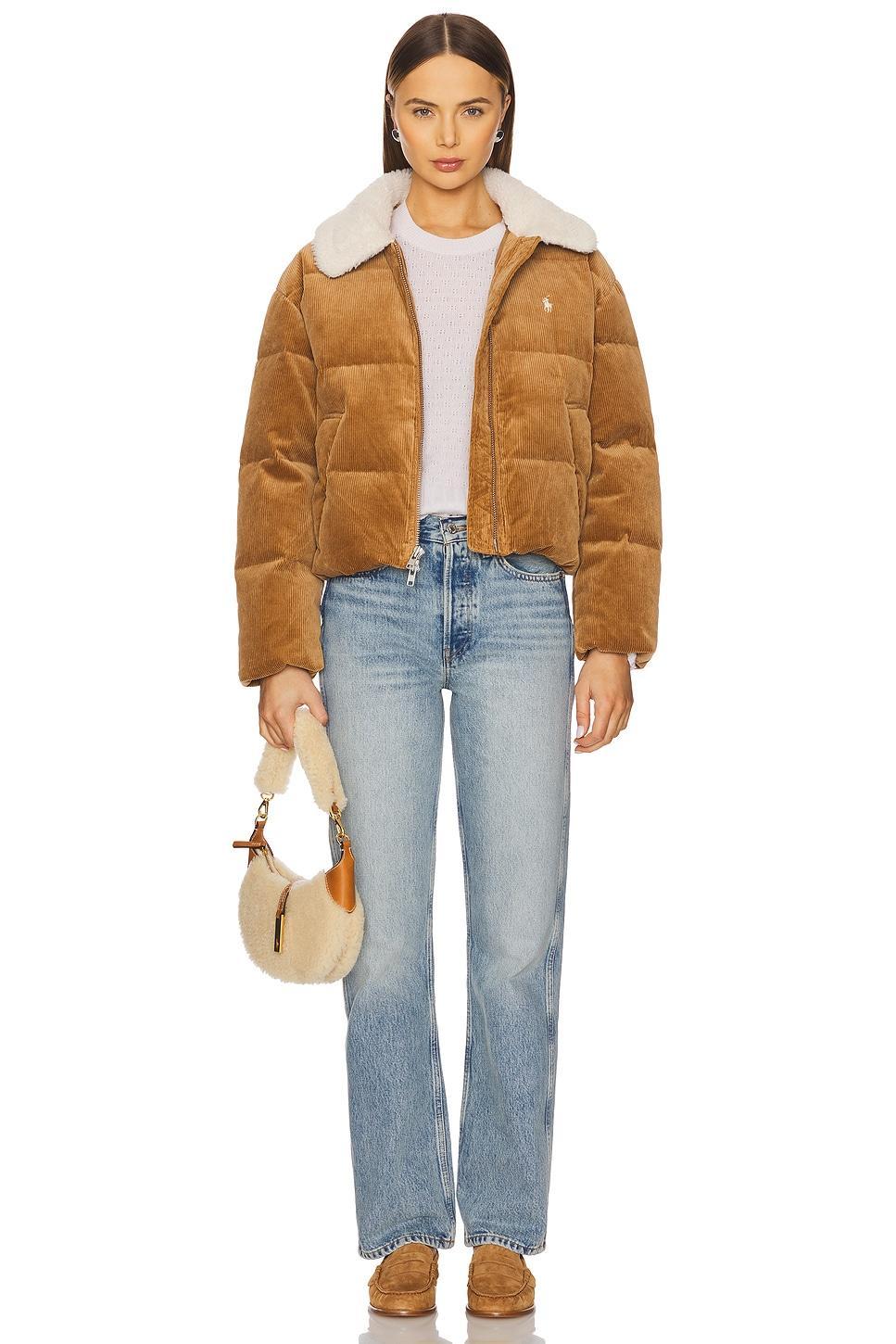 Quilted Corduroy Down Jacket Polo Ralph Lauren Product Image