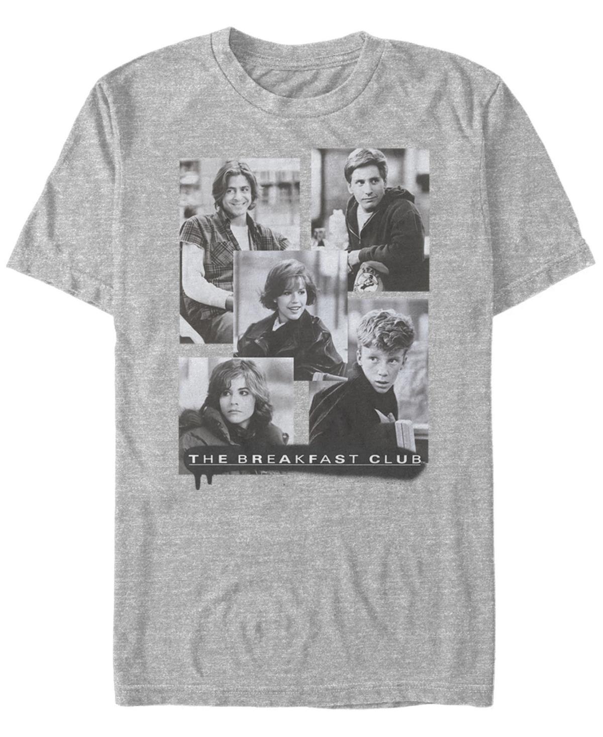Men's The Breakfast Club Character Tee, Size: Large, Athletic Grey Product Image