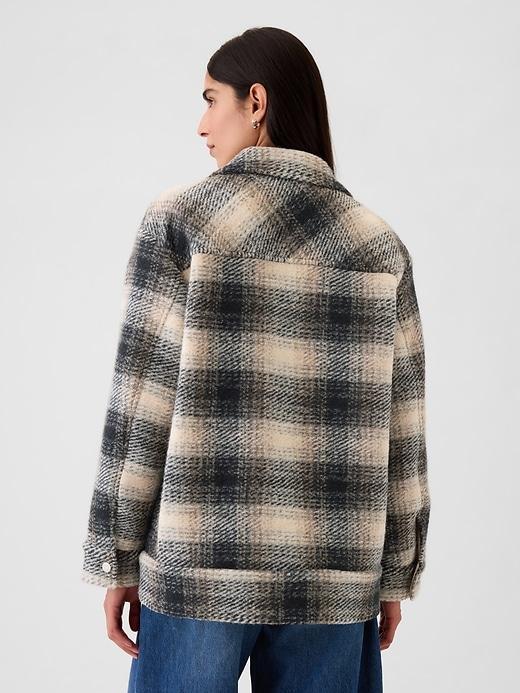 Wool Relaxed Shirt Jacket Product Image