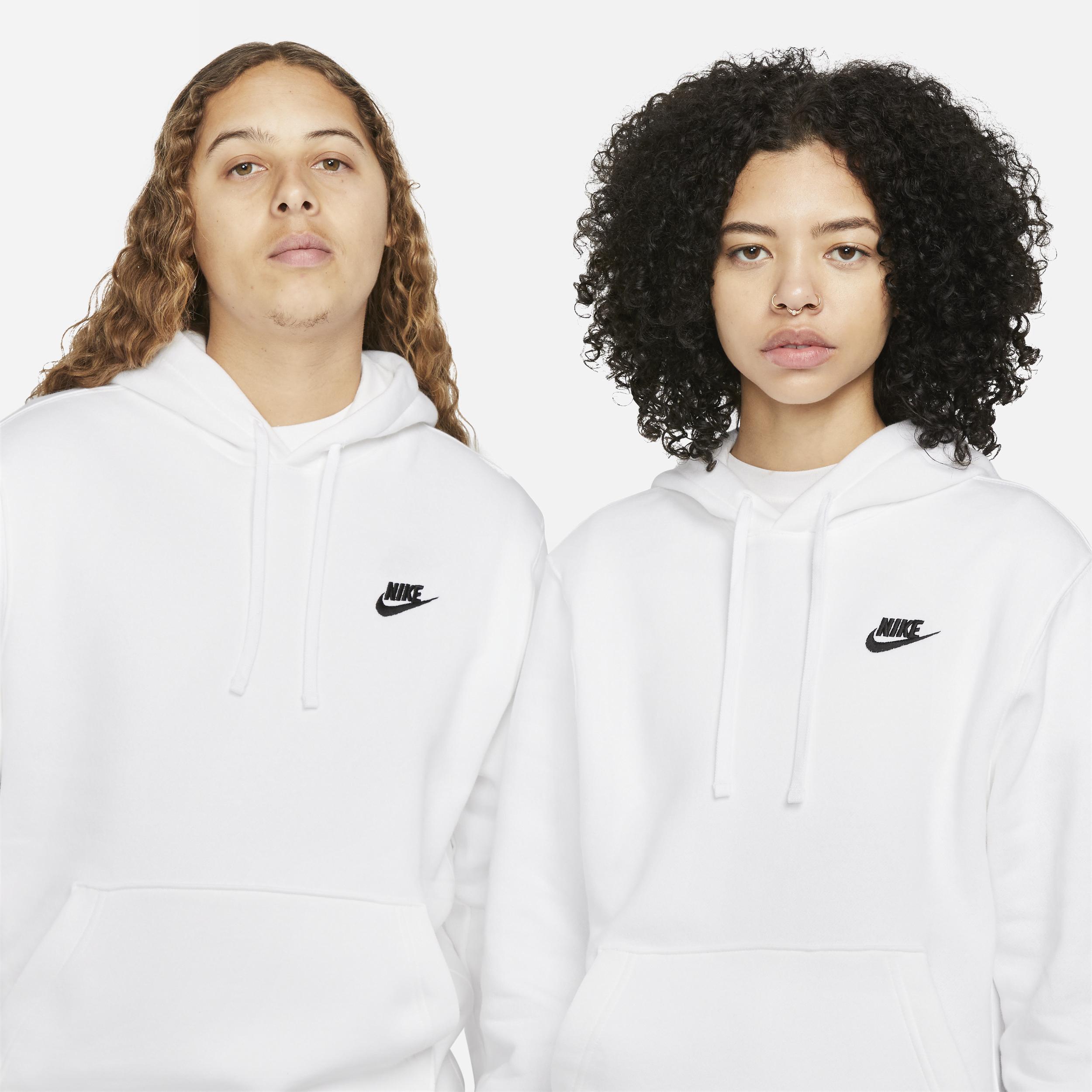 Big & Tall Nike Sportswear Club Fleece Pullover Hoodie, Men's, Size: XXL Tall, White Product Image