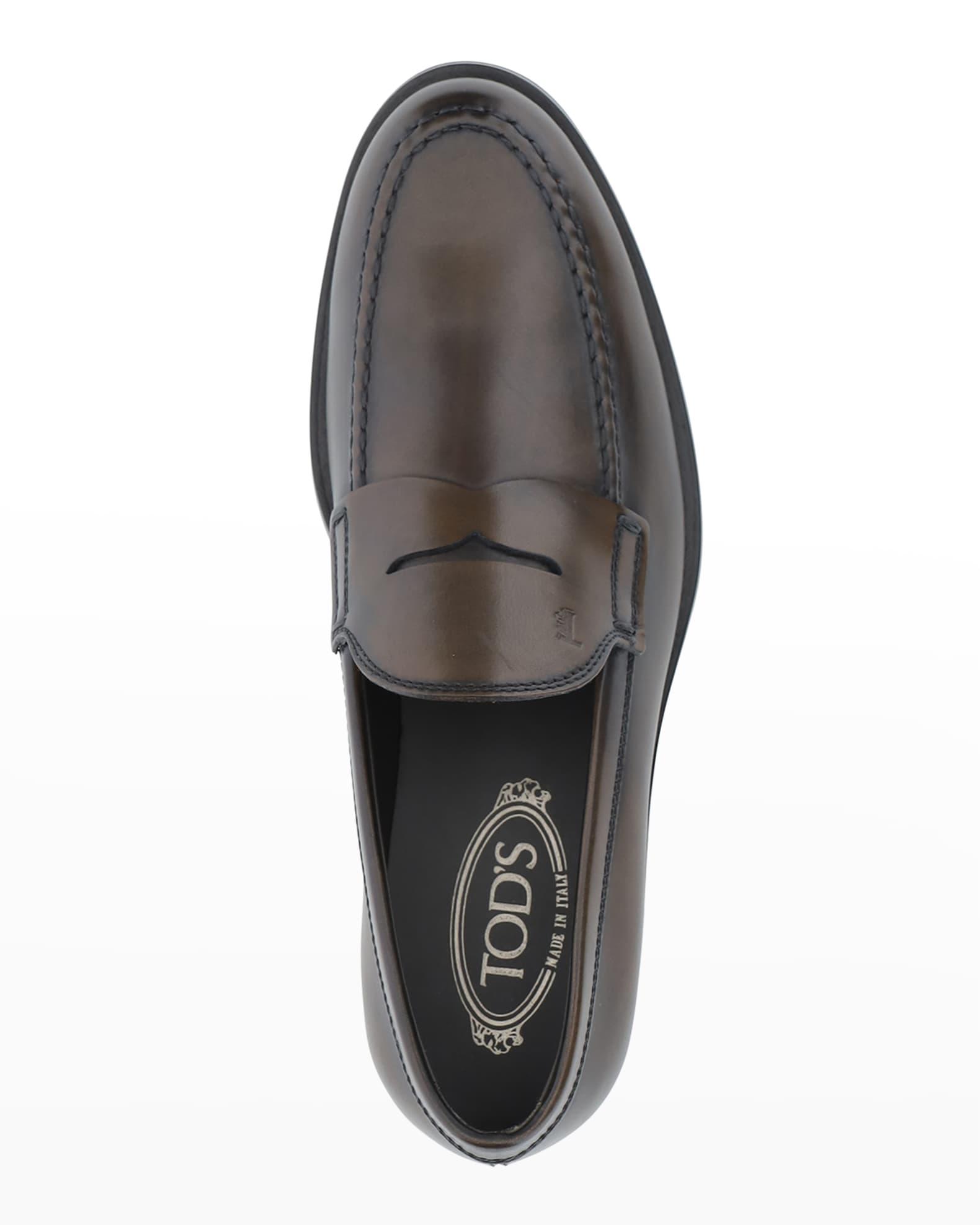 Men's Leather Moccasin Penny Loafers Product Image
