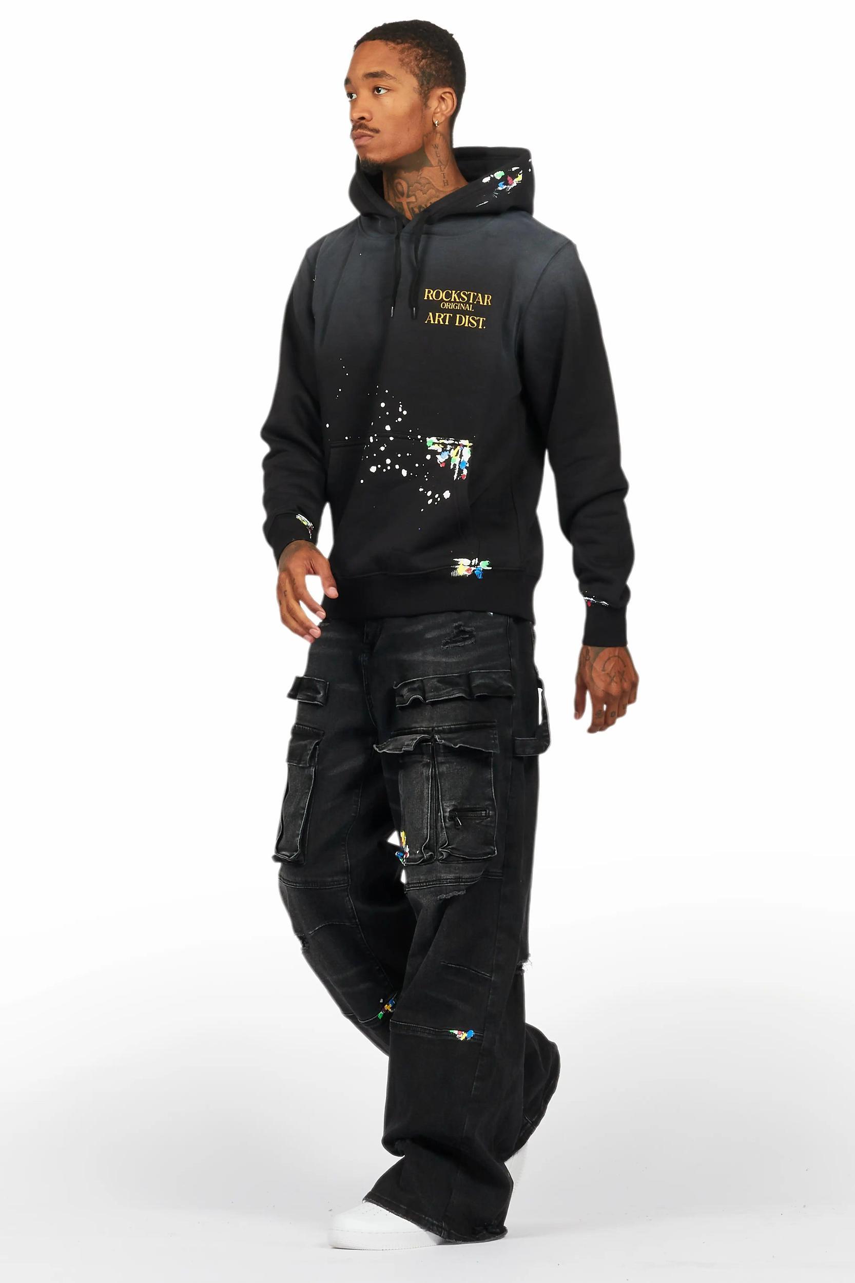Art Dist Black Hoodie/Baggy Fit Jean Bundle Male Product Image