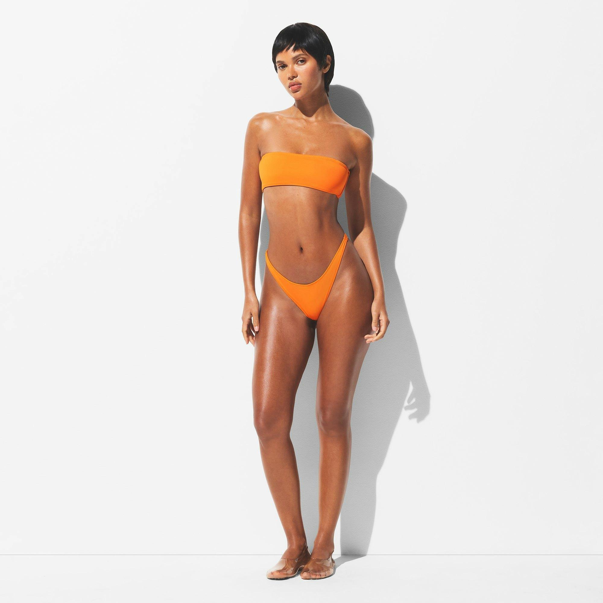 SIGNATURE SWIM ULTIMATE PUSH-UP BIKINI TOP | TANGERINE Product Image
