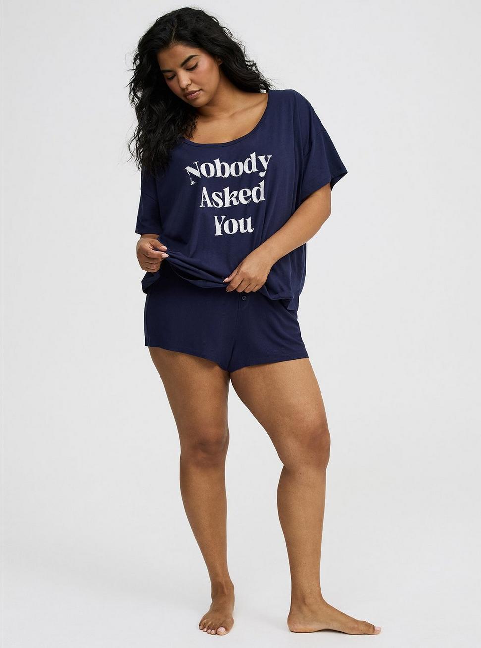 Lightweight Cotton Jersey Sleep Tee Product Image