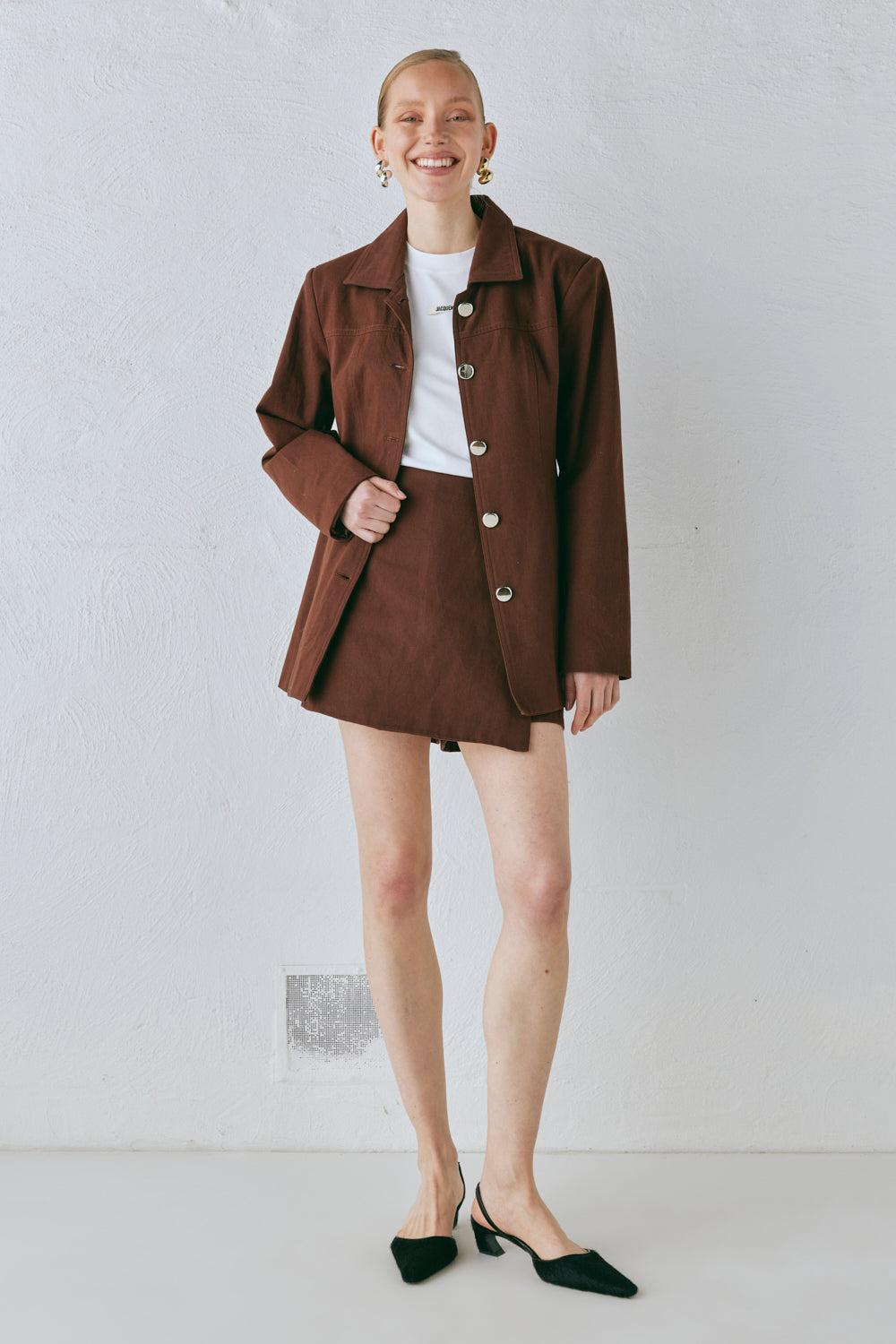 Cove Skort Chocolate Product Image