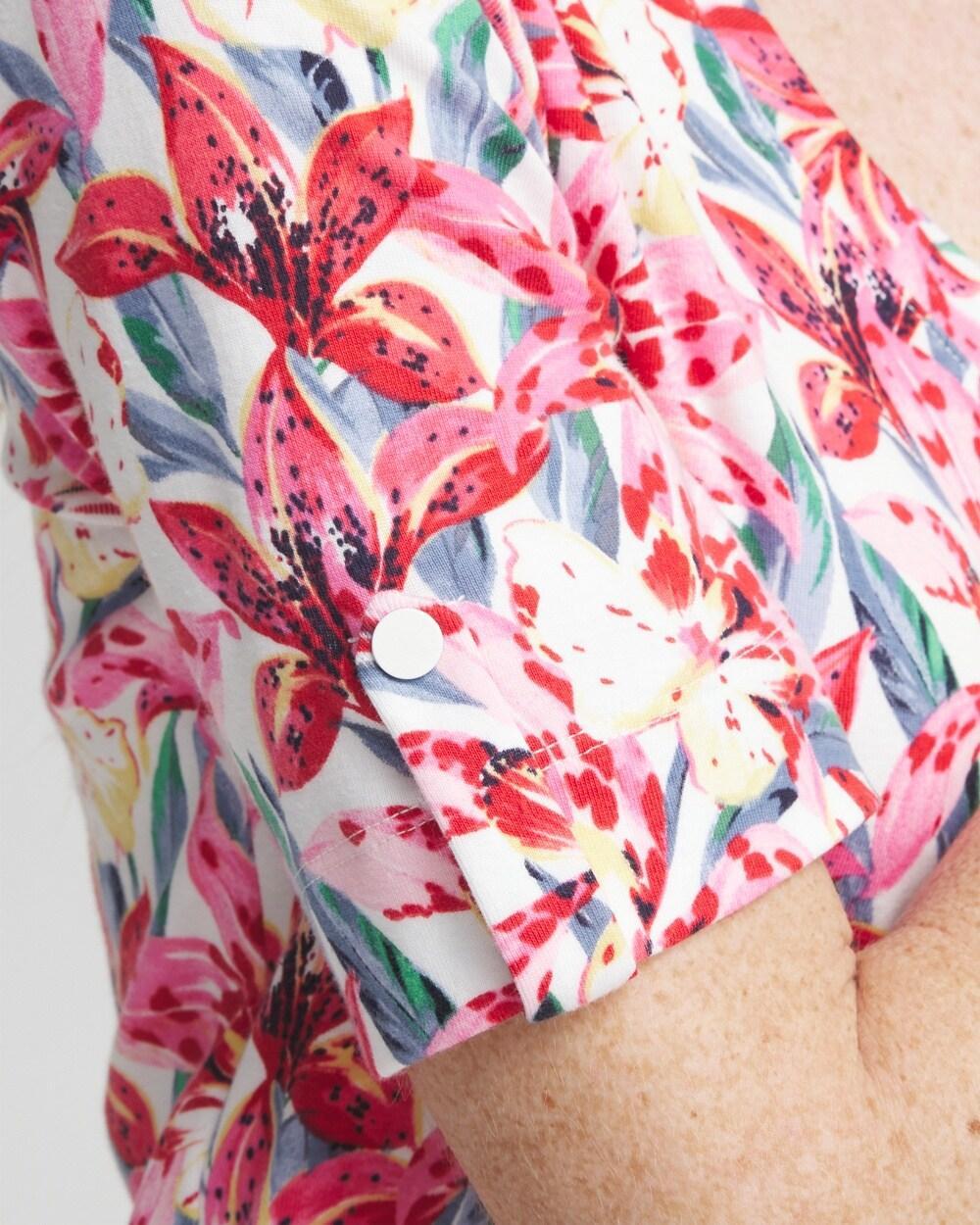 Floral Everyday V-neck Tee Product Image