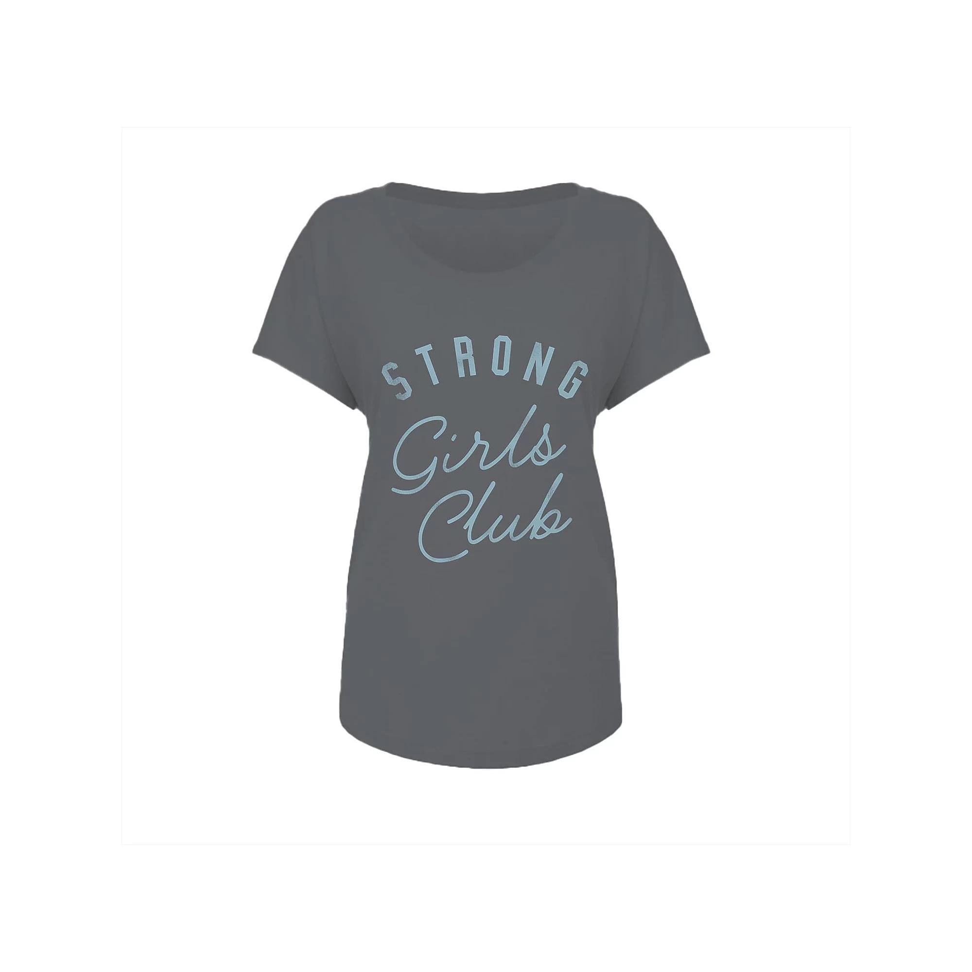 Junior's Grayson Threads Strong Girls Graphic Tee, Women's, Size: XXL, Premium Grey Product Image