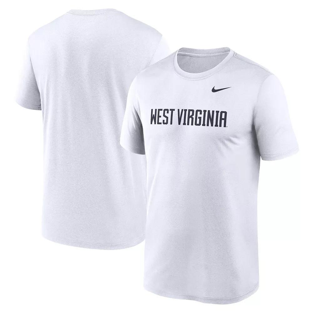 Men's Nike White West Virginia Mountaineers Primetime Legend Wordmark T-Shirt, Size: Large Product Image