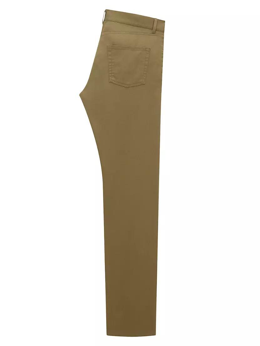 Relaxed Slim Pants in Cotton Product Image