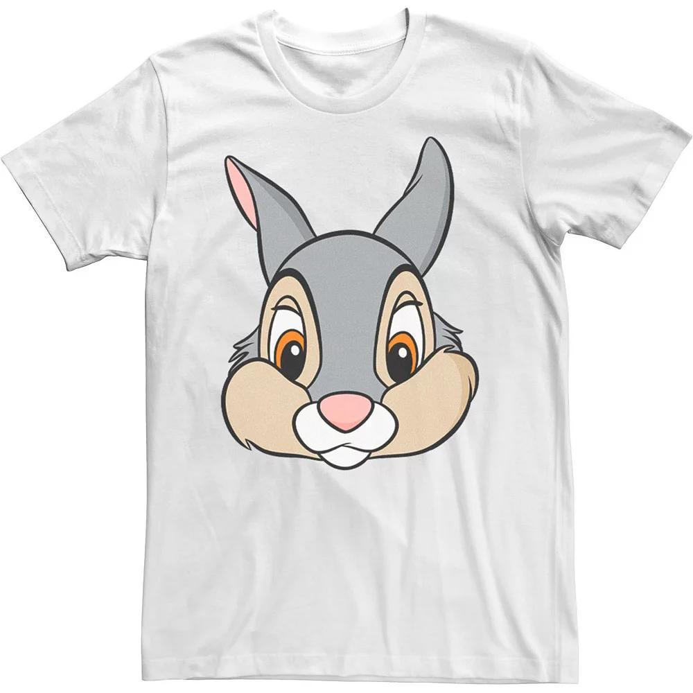 Disney's Bambi Thumper Big Face Men's Tee, Size: XXL, White Product Image