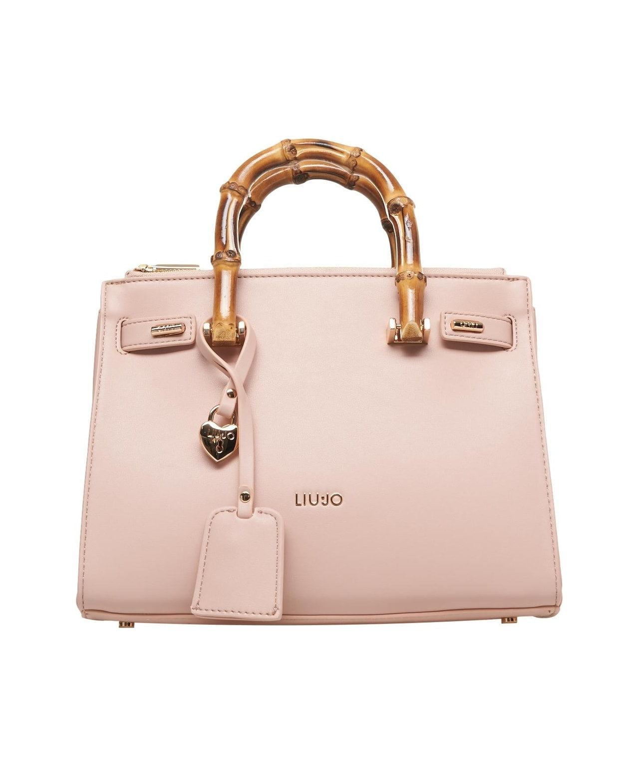 Hand bag with bamboo handles Product Image