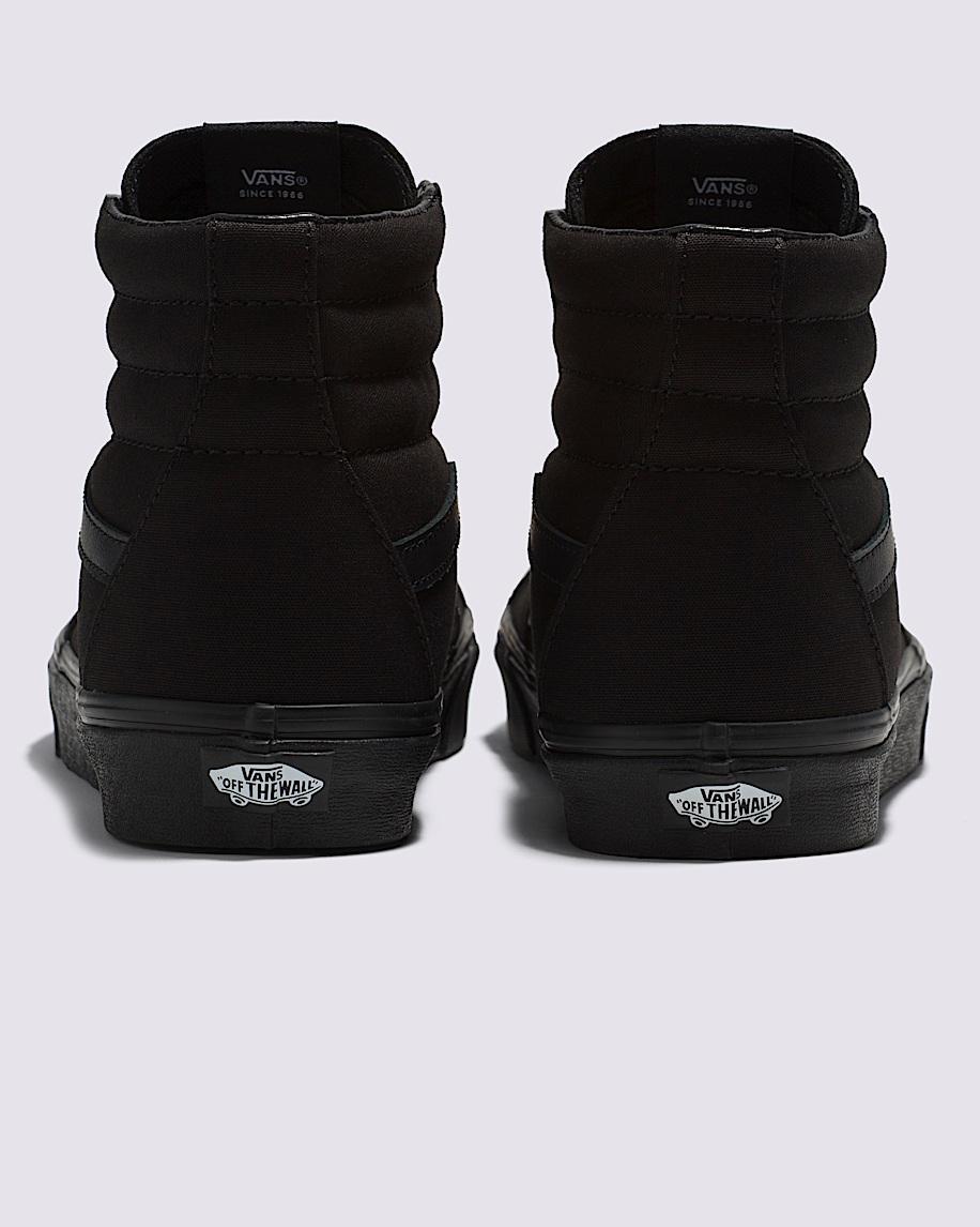 Vans | Sk8-Hi Wide Canvas Black/Black Classics Shoe Product Image