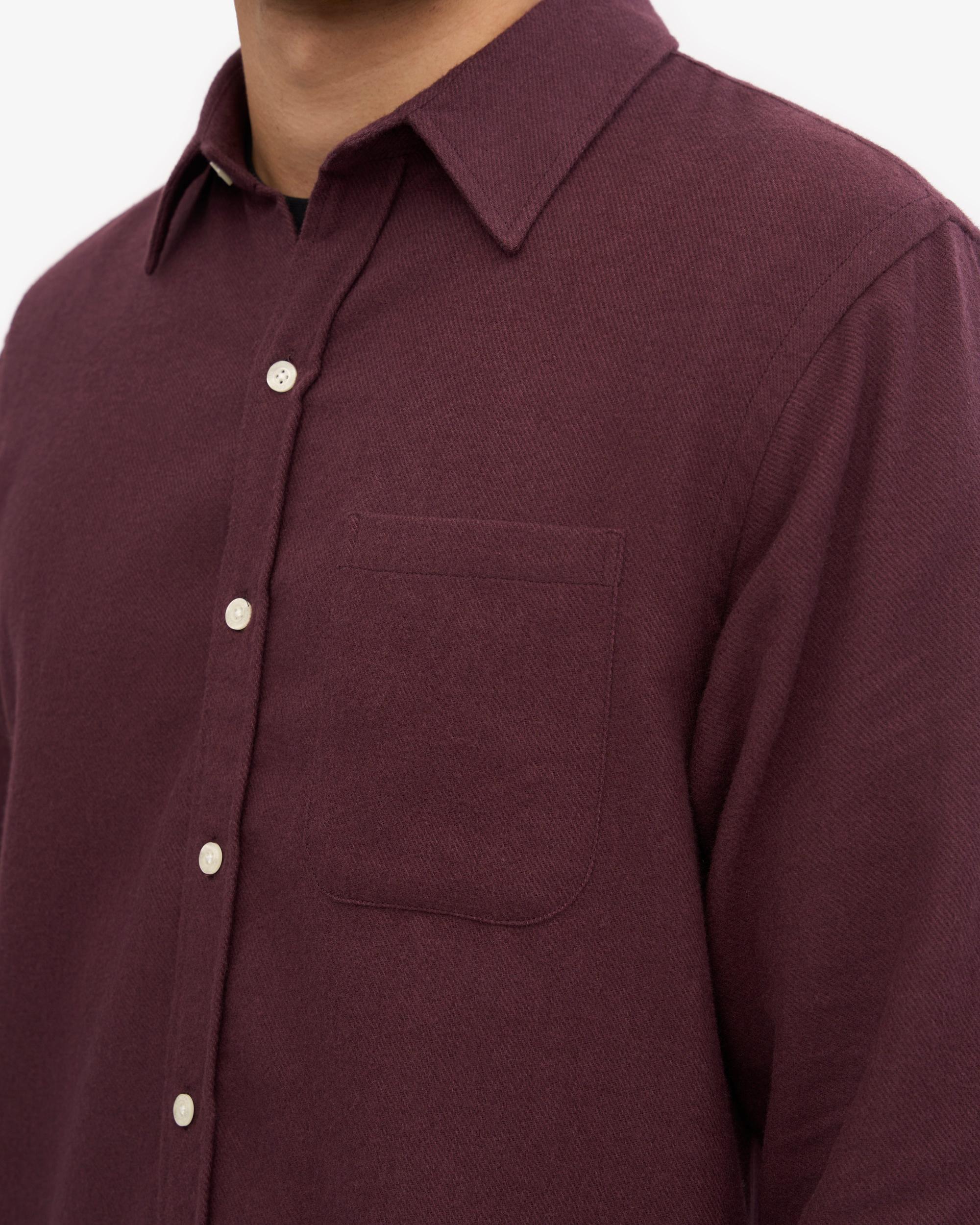 Organic Flannel Shirt - Dusty Olive Product Image