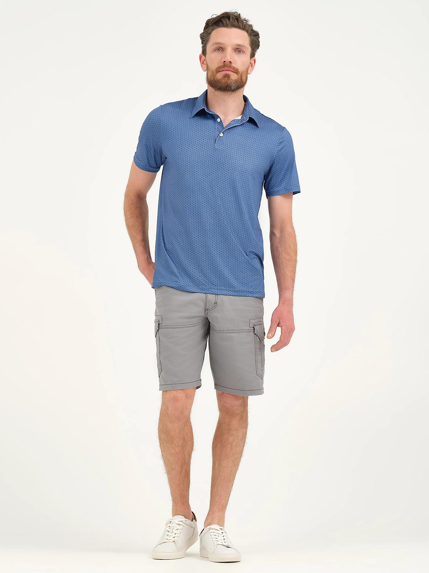 Men's Basket Print Performance Polo Shirt | Men's Tops & Tees | Lee® Product Image