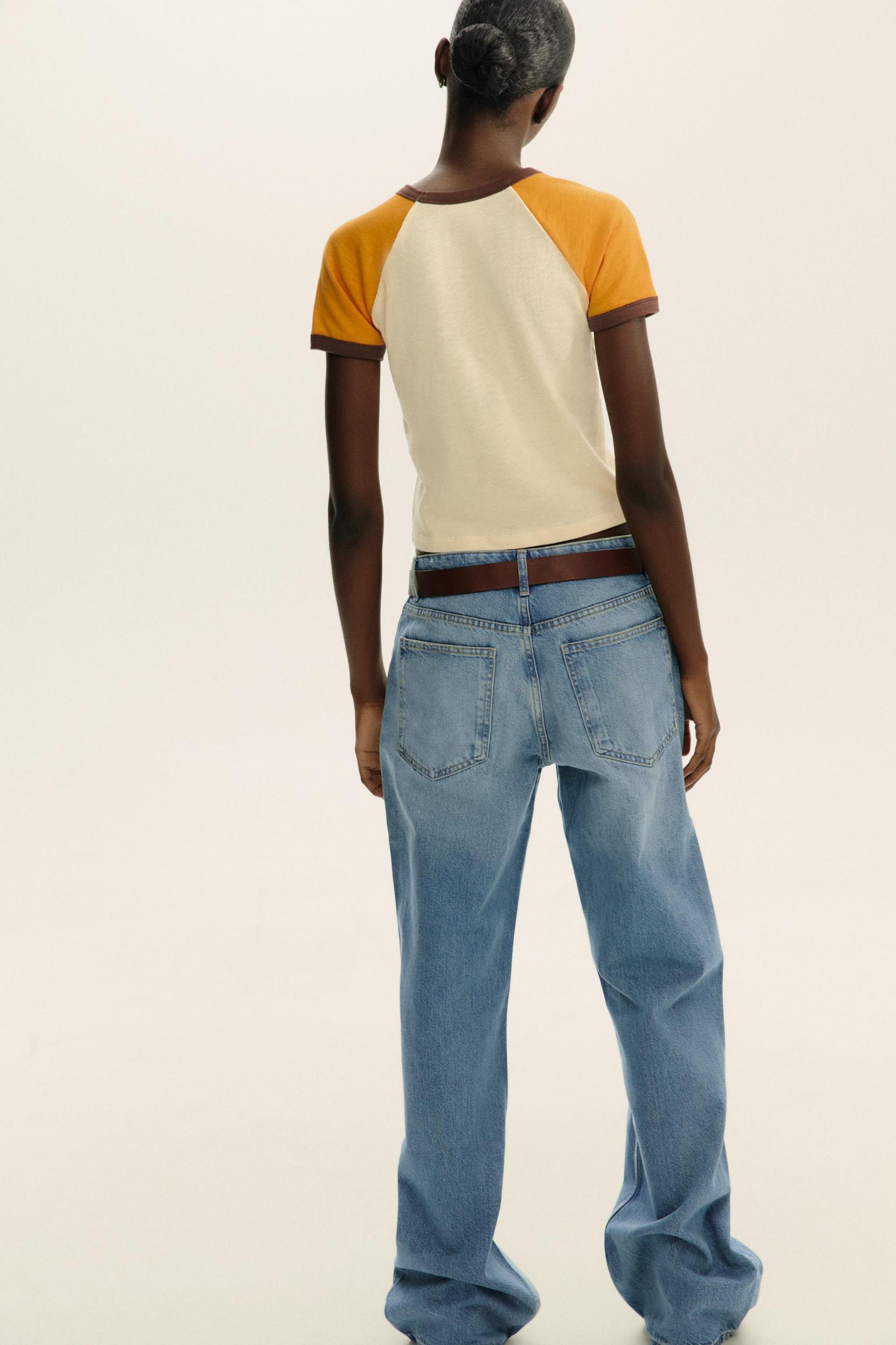 TEXT RIB T-SHIRT Product Image