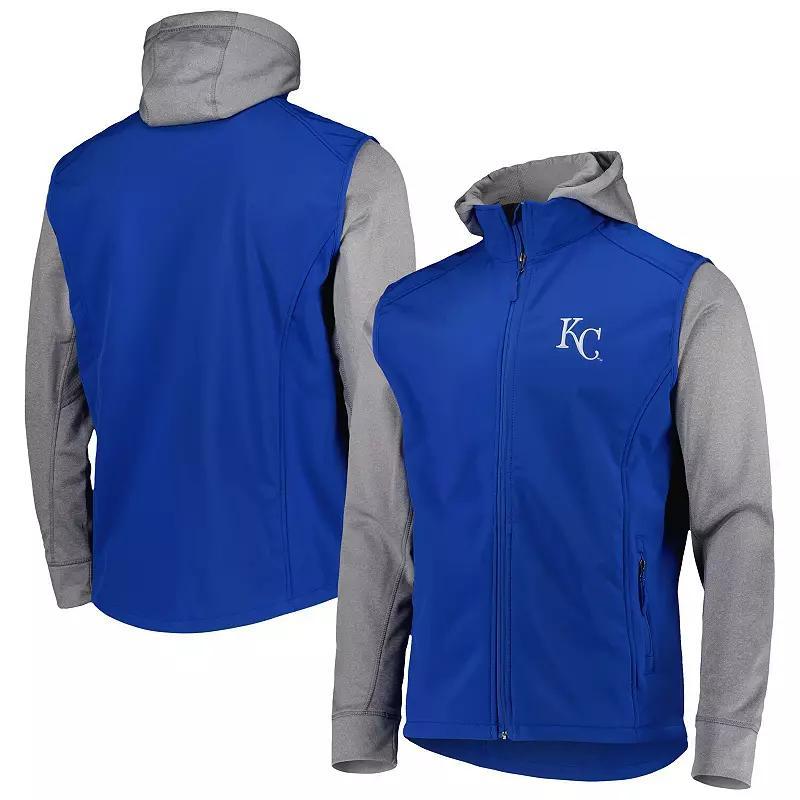 Men's Dunbrooke Royal/Heather Gray Kansas City Royals Alpha Full-Zip Jacket, Size: XL, Blue Product Image