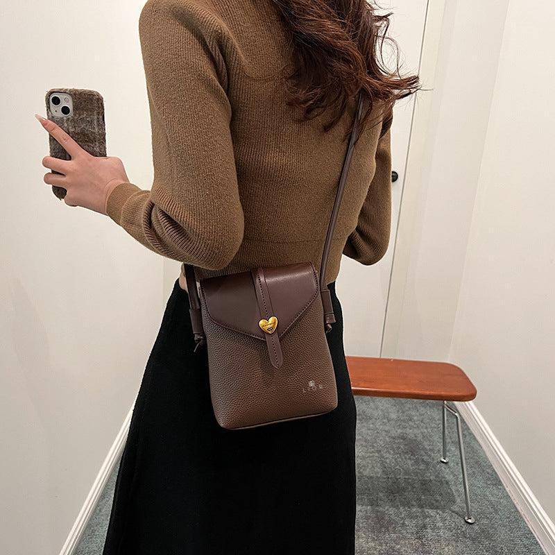 Vintage Fashion Heart Crossbody Shoulder Purse Product Image