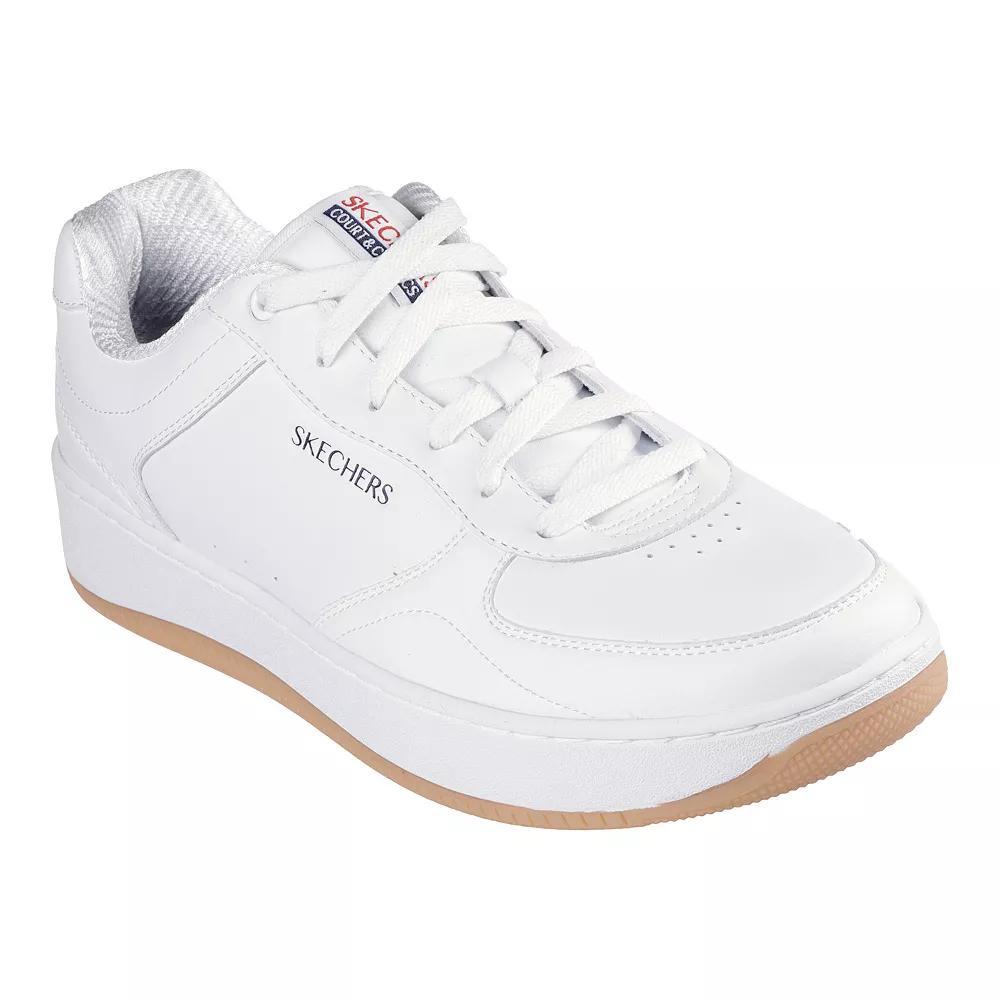 Skechers Sport Court 2.0 Rayde Men's Sneakers, Size: 9 Wide, White Navy Red Product Image