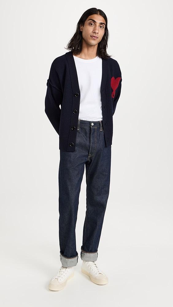 AMI Red ADC Cardigan | Shopbop Product Image