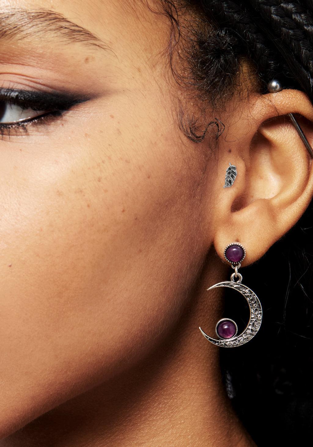 Nightbird Fern Leaf Cartilage Piercing Product Image