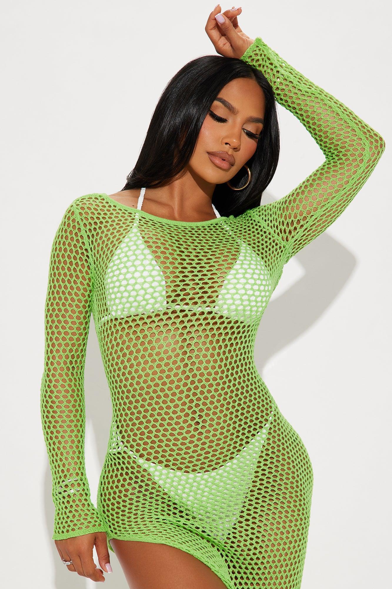 Yvette Cover Up Maxi Dress - Green Product Image