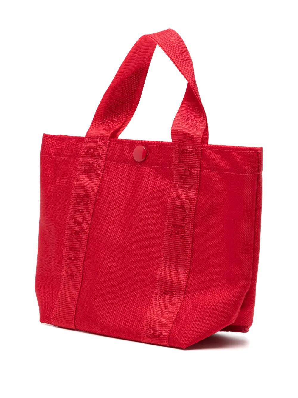 logo-print canvas tote bag Product Image