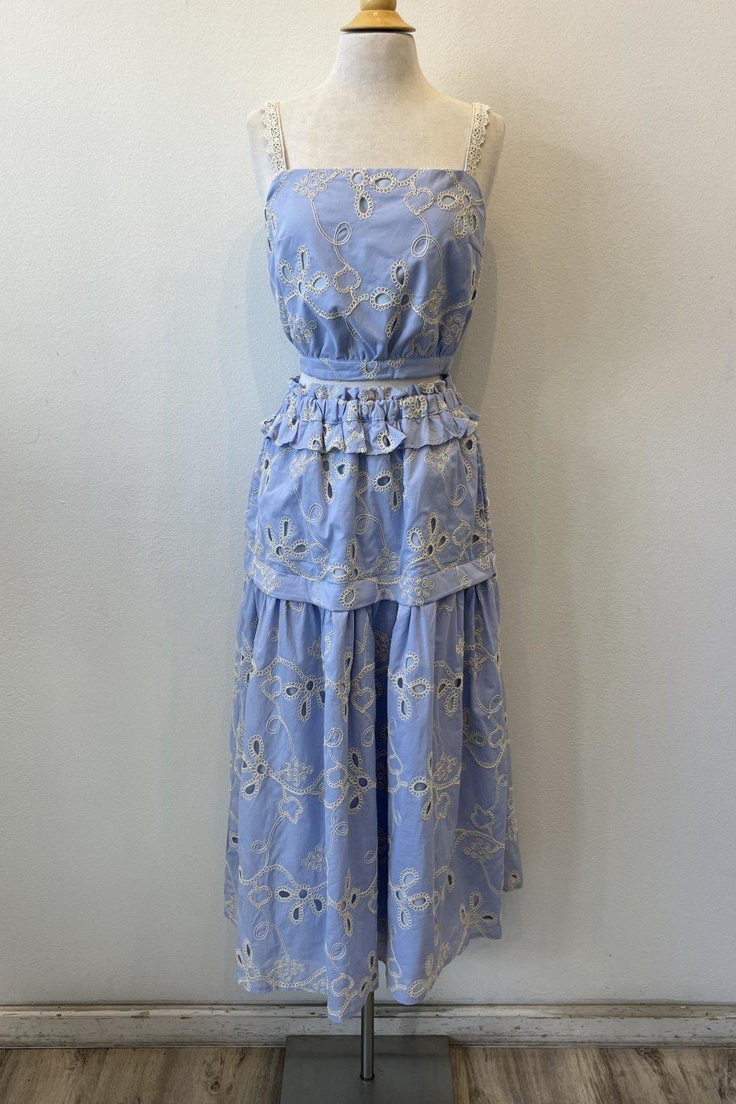 Embroidered Skirt Set Product Image