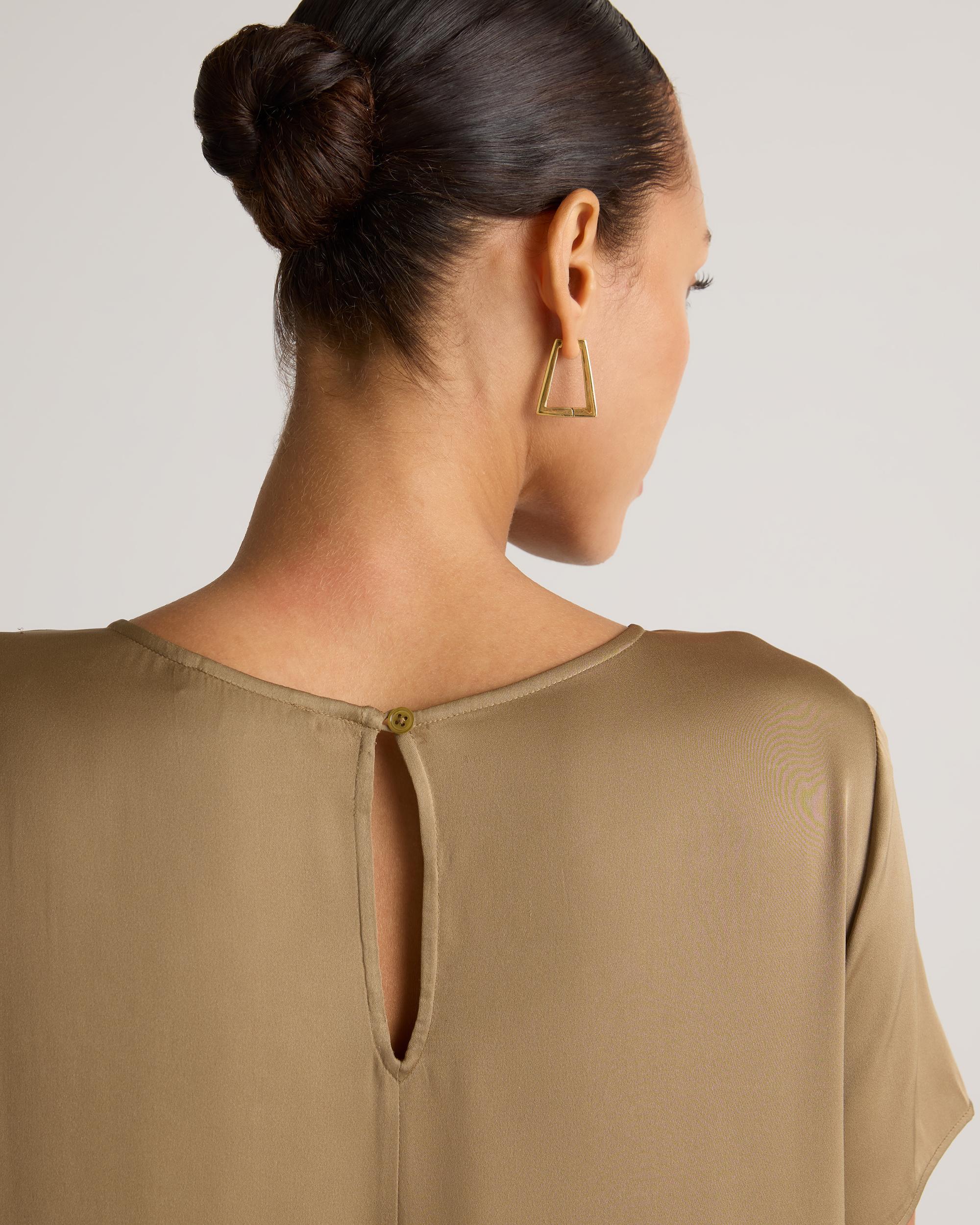 Quince | Women's Washable Stretch Silk Voluminous Maxi Dress Product Image
