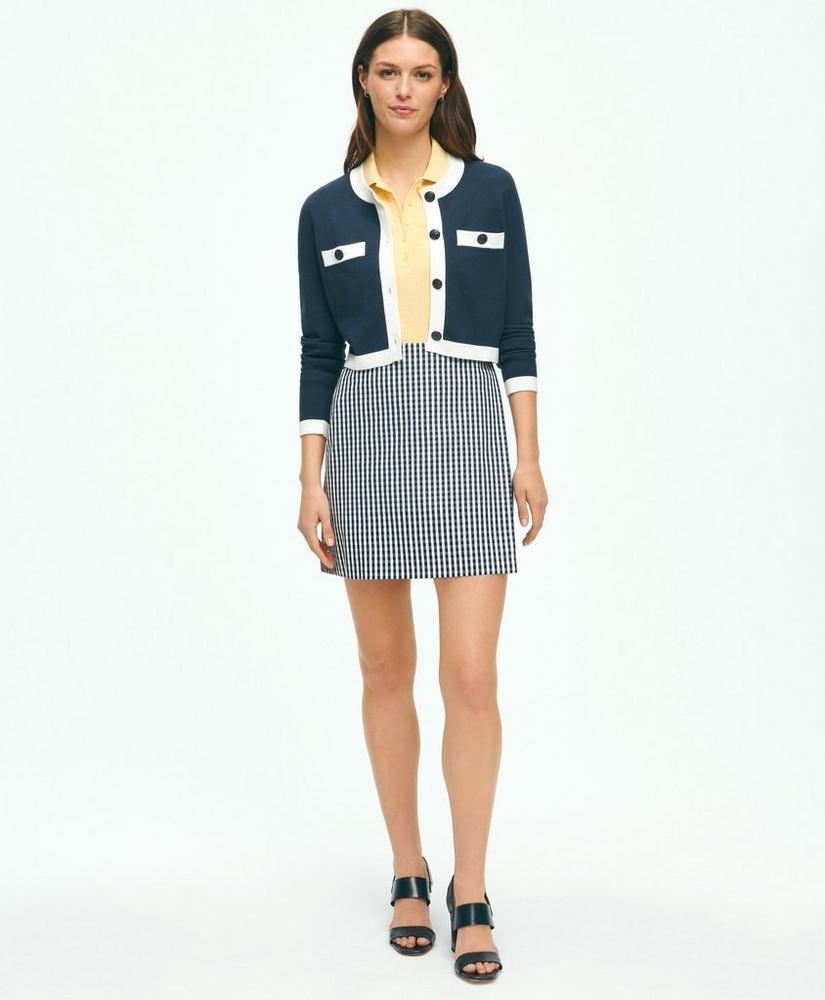 Lady Cardigan With Contrast Tipping Product Image