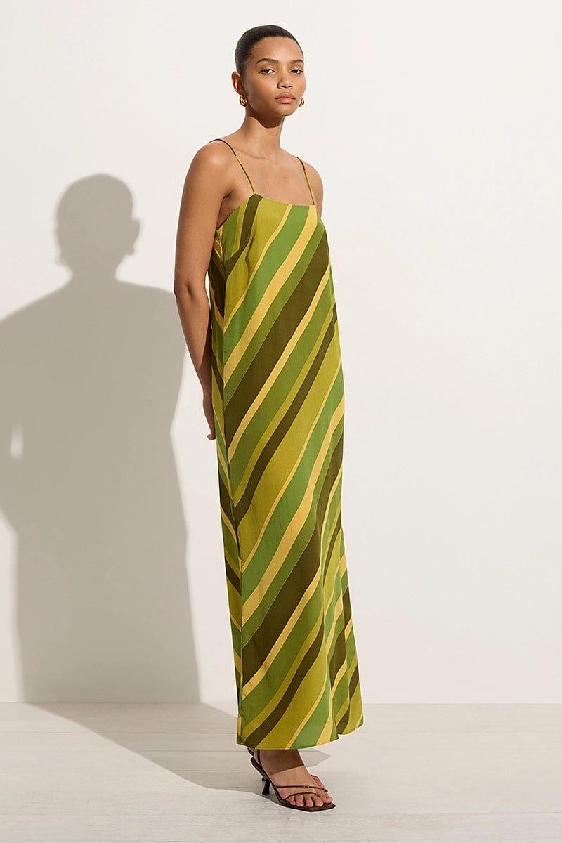 Muni Maxi Dress Cisco Stripe Palm - Final Sale Product Image