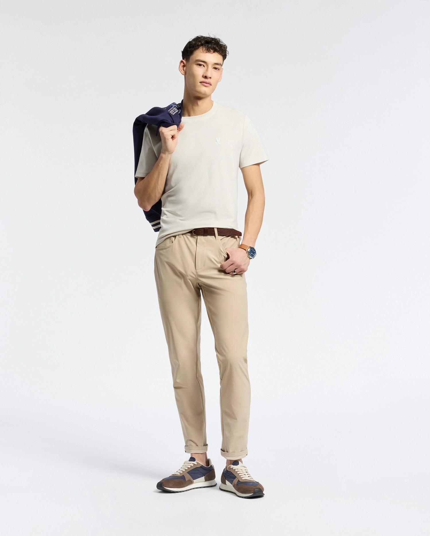 Men's Taylor Pique Tee 104 NATURAL LINEN / L Product Image