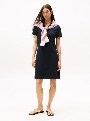 Stretch-Cotton Regular Fit Polo Dress Product Image