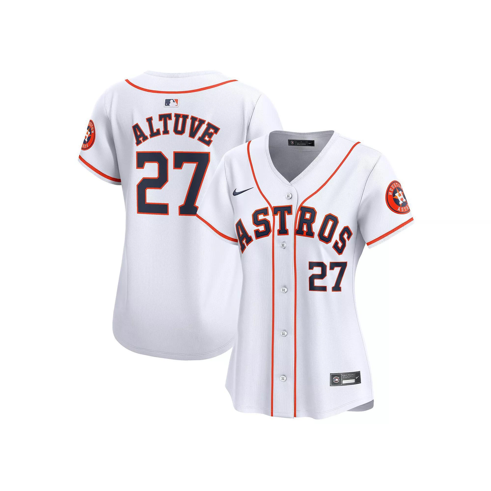 Women's Nike Jose Altuve White Houston Astros Home Limited Player Jersey, Size: XXL Product Image